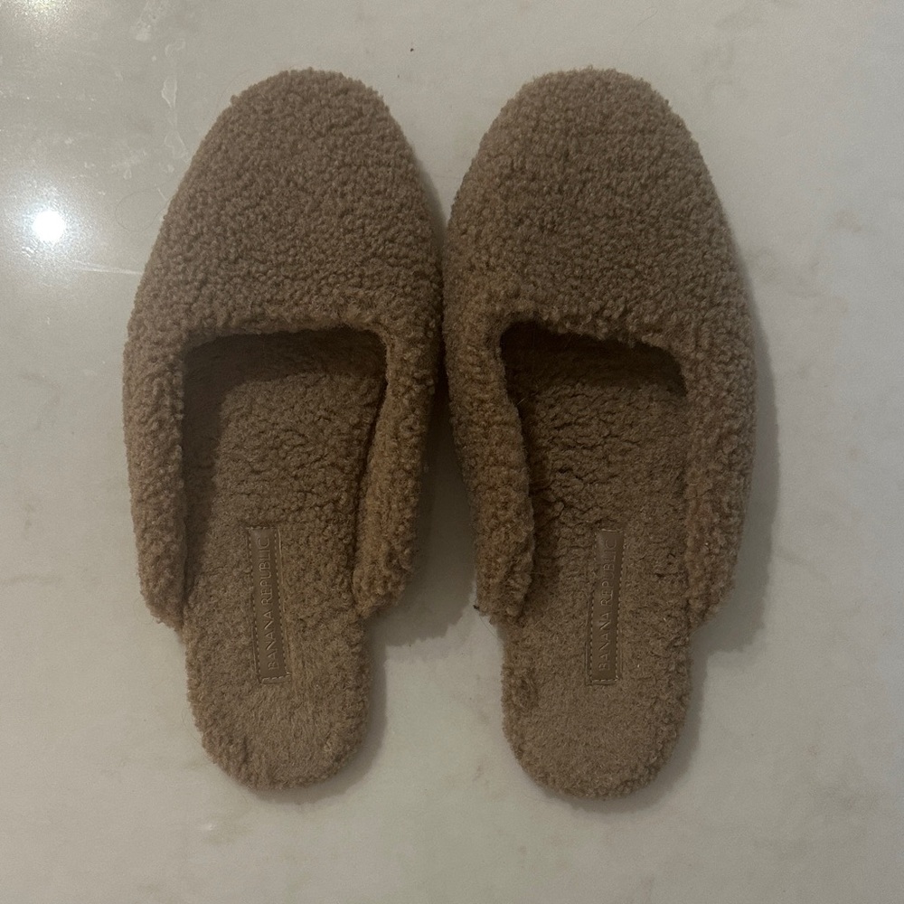 BANANA REPUBLIC shearling slippers - 7/8